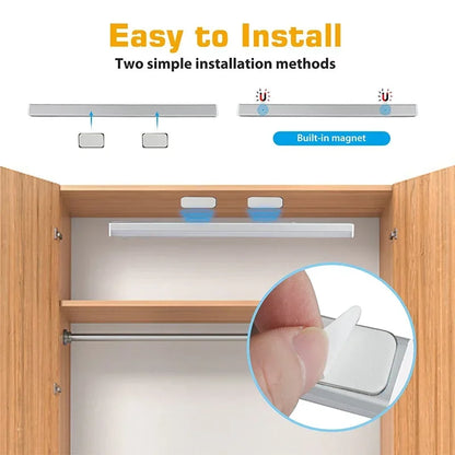 Wireless Motion Sensor LED Light (Rechargeable)