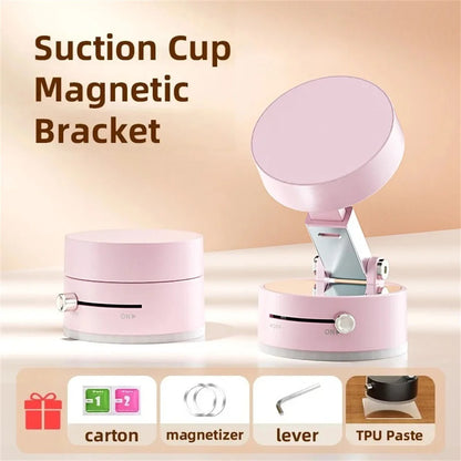 Magnetic Mini Vacuum Phone Holder