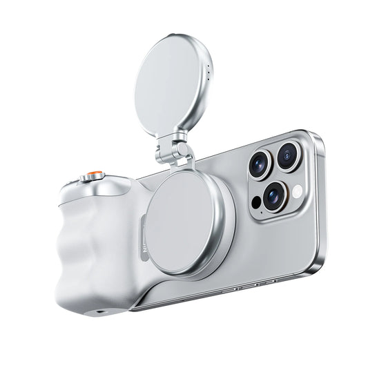 Magnetic Phone Camera Grip with Remote