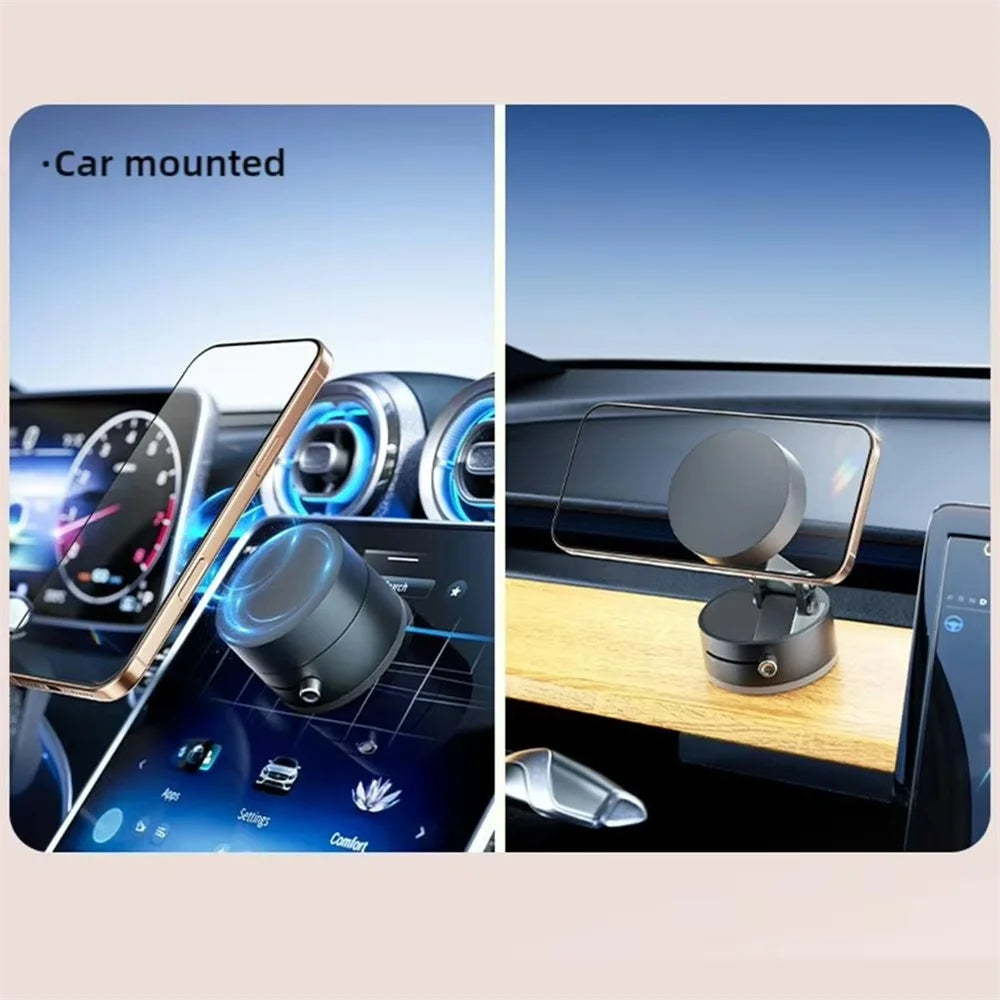 Magnetic Mini Vacuum Phone Holder
